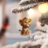 8 см Акриловый плоский подвеска-пистолет с кошкой для автомобиля, подвеска для рюкзака с собакой на мотоцикле, домашнее украшение, ангел, свинья, поделка, 1 шт.