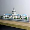 KNEW BUILT Capitol City Construction Белый дом Микро Строительные Блоки Мини Архитектура США Игрушки для Взрослых и Детей Собираемые Кубики