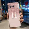 Letter Shiny Starry Sky Pattern Phone Case For Google Pixel 8 Soft Silicone Black Case For Google Pixel 8a Anti-scratch Casing