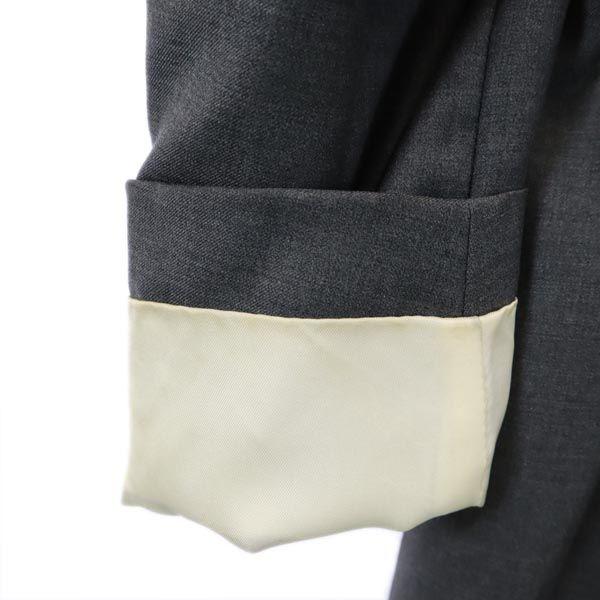 Lanvin Сделано в Италии шерстяной пиджак 46 серый Мужской Б/У