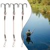 Upgrade Your Fishing Gear with 3pcs Stainless Steel Lure Stinger Hooks