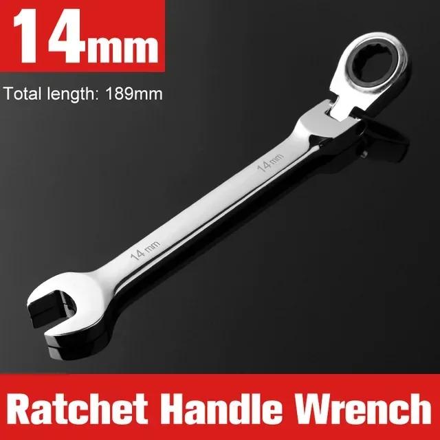 НОВЫЙ набор гаечных ключей с храповым механизмом Flex-Head SAE 1/4''-13/16'' Premium 72-зубчатая шестерня хромированный органайзер инструмент для авторемонта