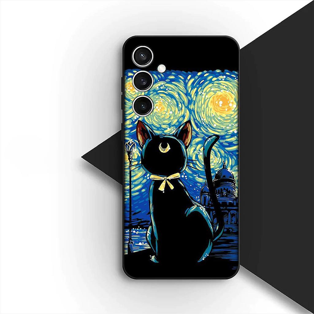 Girl S-Sailors-Cartoon Moon Cover for Samsung Galaxy A36 A55 A26 A05 A06 A14 A50 A51 A53 A54 A12 A13 A23 A35 Coque Phone Case