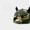 Summer Devil Horn Camouflage Baseball Cap Women'S Cute Versatile Fashion Decoration Men'S Personality Street Hip-Hop Iron Hat
