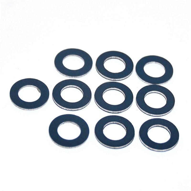 A60X 50Pcs 90430-12031 Car Oil Drain Sump Plug Washers Gasket 12Mm Hole For Toyota Lexus 9043012031
