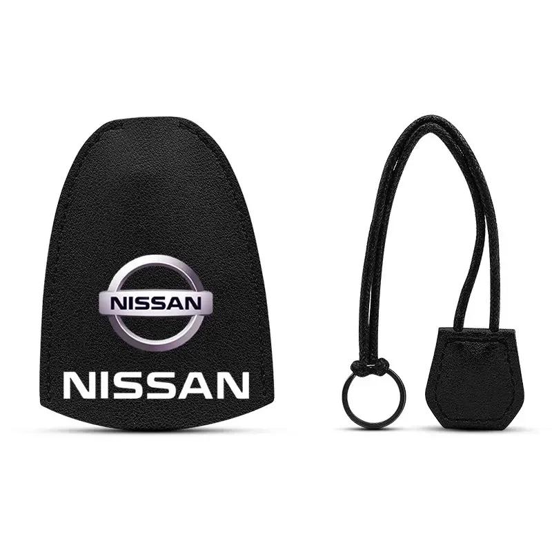 2025 For Nissan Nismo Car Key Holder New Leather Keychain Pouch For Nissan Qashqai Tiida Kicks Versa Leaf Sentra Altima X-trail
