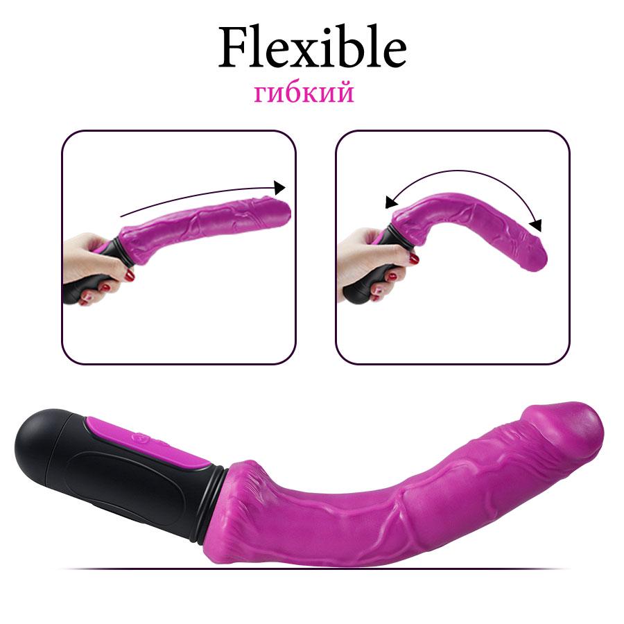10 Modes Heating G Spot Realistic Dildo Vibrator for Women Clitors Stimulate Vagina Massager Silicone Artificial Penis Sex Toys Female Masturbator