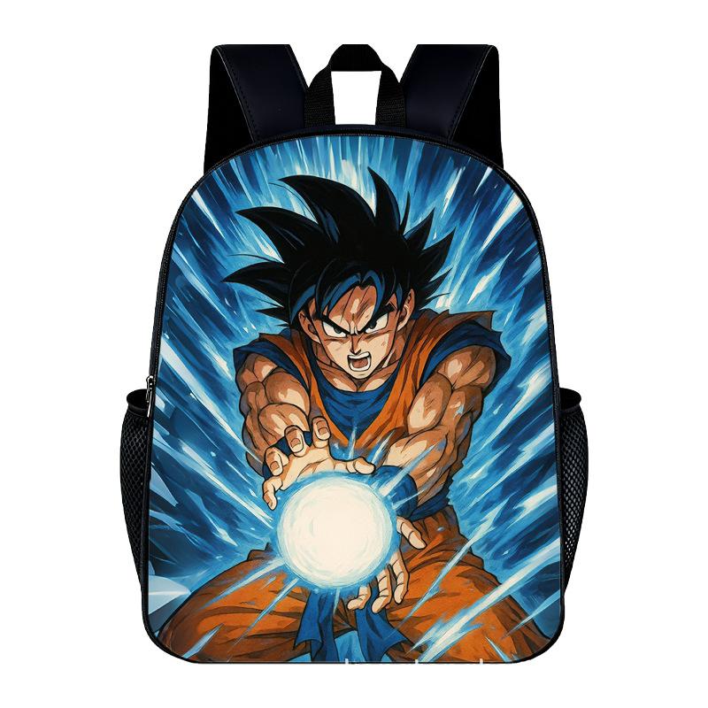 DragonBall Backpack Son Goku Goten Vegeta IV Cartoon Character Print Schoolbag Lightweight Large Capacity Student Backpack Gifts