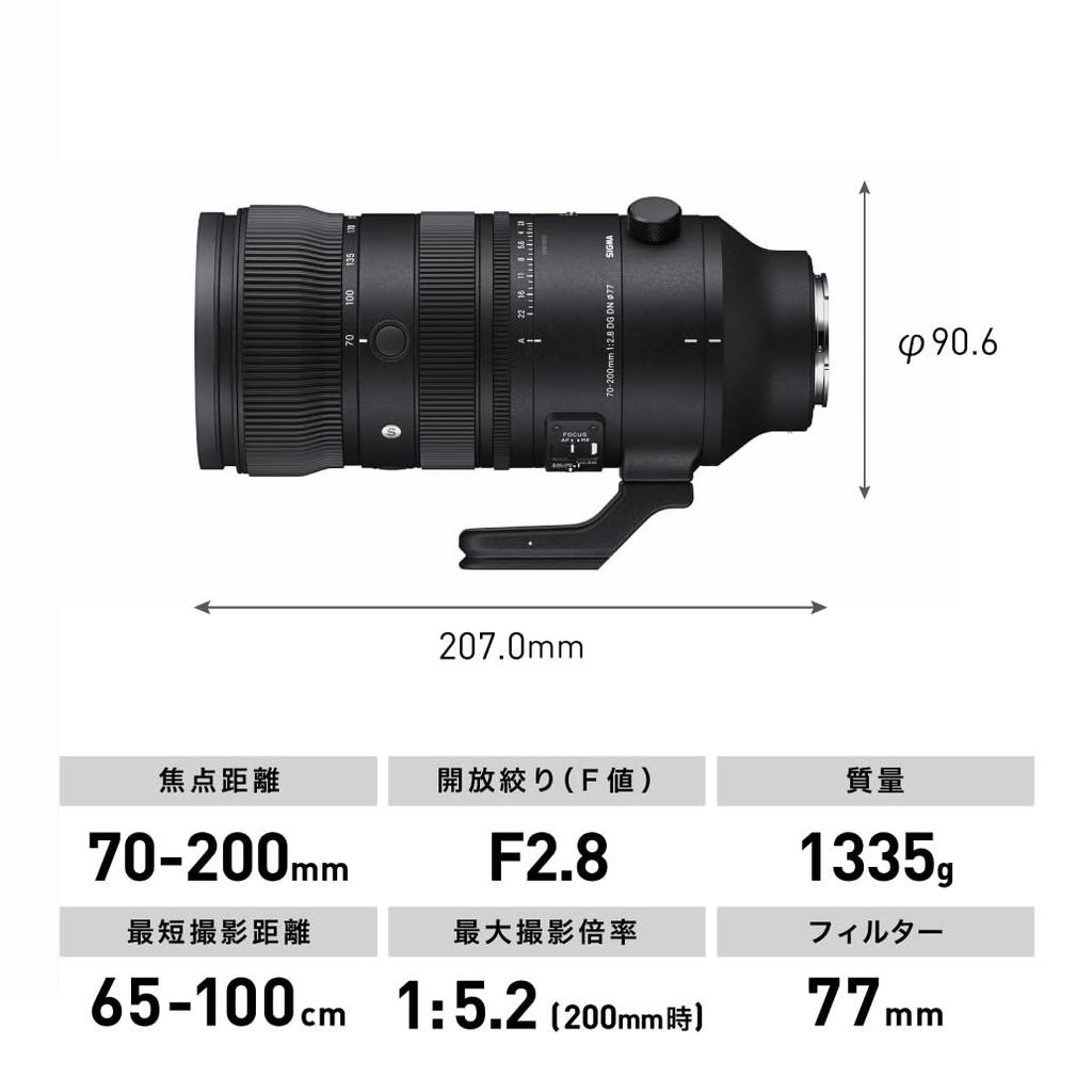 Sigma DG DN OS Sony E Mount 70-200mm F2.8