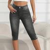 Women's Jeans Casual Solid Color Casual Pants Versatile Slim Fit  Jeans