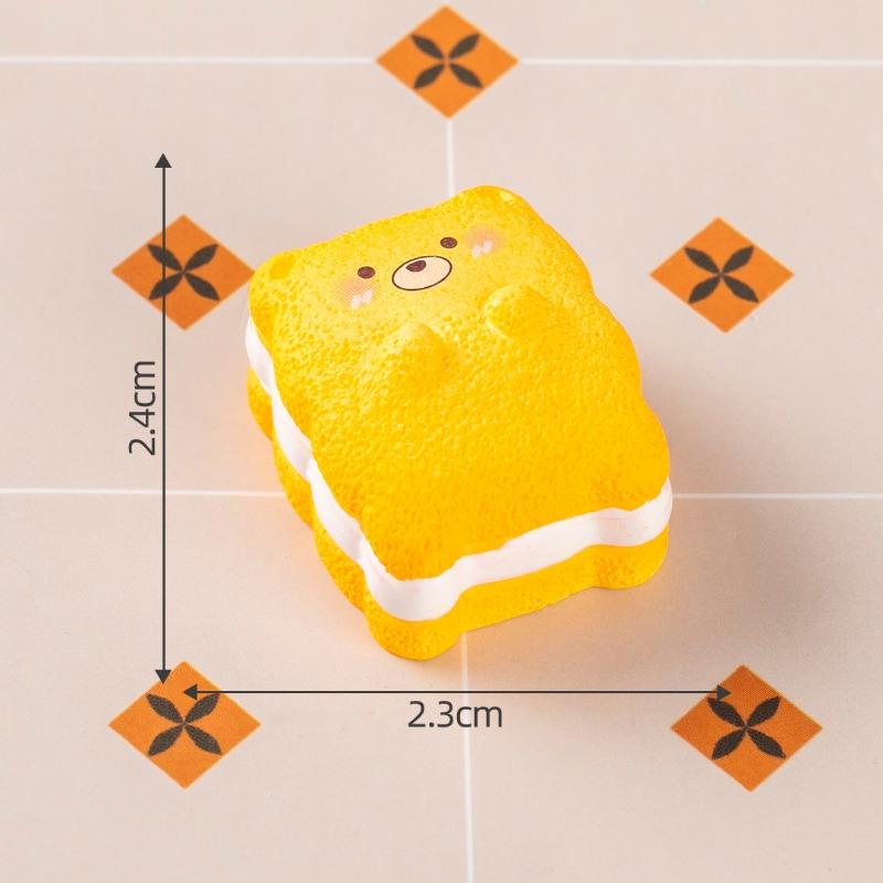 Микро-ландшафт Симуляция Милые Маленькие Животные Десерты Маленький Хлеб Украшения Слепые Пакеты