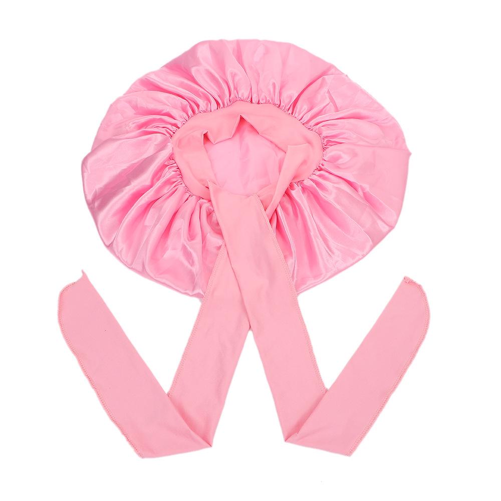 Women's Satin Lace Elastic Nightcap for Hair Protection