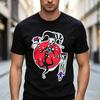 FNAF Марионетка Кукла Хоррор Игра Футболка Ретро Персонаж Графическая Футболка для Унисекс Унисекс Повседневный 100% Хлопок Y2k Топ