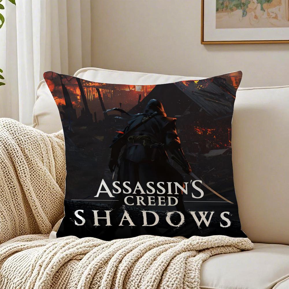 Игровой автомат AAssassins CreedS Наволочка Льняная Наволочка Мягкая для Дивана Кровати Домашней Комнаты Декор