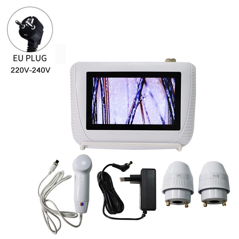 Анализатор обнаружения волосяных фолликулов на коже головы, универсальный анализатор кожи для диагностики волос, ЖК-экран высокой четкости, цифровой дом