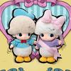 Pop Mart Dimoo World Брелок-брелок с плюшевой игрушкой Disney, 1 шт., ПВХ, мягкая виниловая игрушка, коллекционная фигурка
