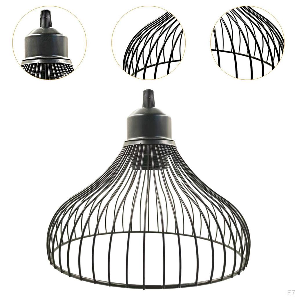 Hollow Metal Pendant Shade, Industrial for Dining Space and Teahouse