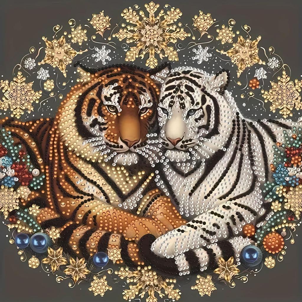 Алмазная мозаика, Алмазная мозаика специальной формы, Набор материалов для ручной работы (наклейки) 30 * 30 Алмазные наклейки Декоративная картина своими руками Трансграничный