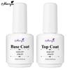 2 шт. бутылки, 15 мл, УФ-основа для ногтей, гель, верхнее покрытие, польский светодиодный светильник, светоотверждаемая сушка, замачивание, армирующий лак для салона, инструменты для дизайна маникюра «сделай сам»,