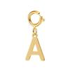 Пружинная застежка подвеска с буквенными шармами подвеска с инициалами для женского ожерелья серьги брелок с цирконом DIY аксессуары оптом