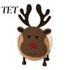 Kitchen Counter Organizer Reindeer Paper Towel Holder, 3D Printed Standing Tissue Dispenser, Retro Holder Stand Style Decorative Roll for Bathroom And