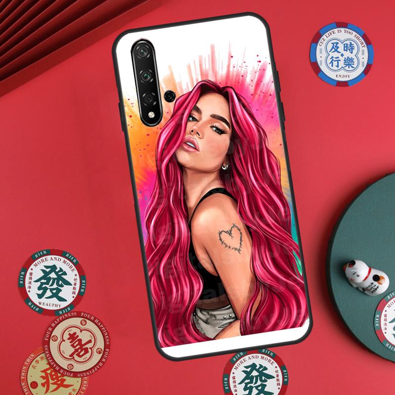 KAROL G For Huawei Nova Y60 Y70 Y90 Y72 Y73 Y61 Y91 7i 8i 11i 12i 12s 9 10 SE P20 P30 P40 Lite Case