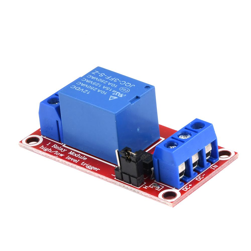 DC5/9/12/24V Single Channel Relay Module Smart Switch With Optocoupler Shield High/Low Level Trigger Power Module for Arduino