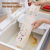 Sink Splash Guard with Suction Cups Vegetable Washing Water Splash Protector Kitchen