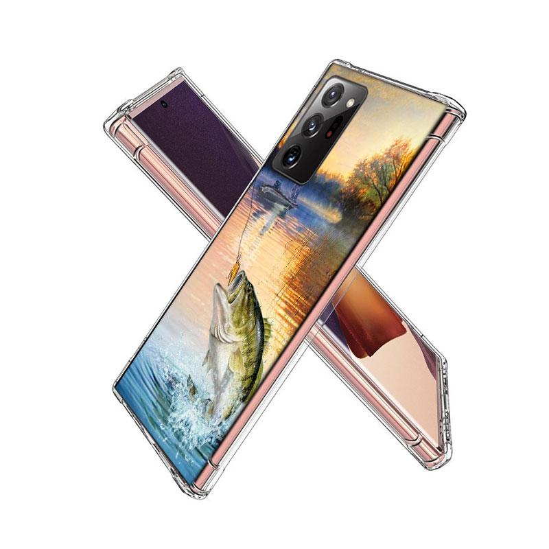 Рыболовные снасти Рыба Чехол для телефона Samsung A55 A35 A25 A15 A07 A05S A16 A17 A26 A36 A37 A56 A57 Galaxy Note 20 10 A50S A71 A51 A31