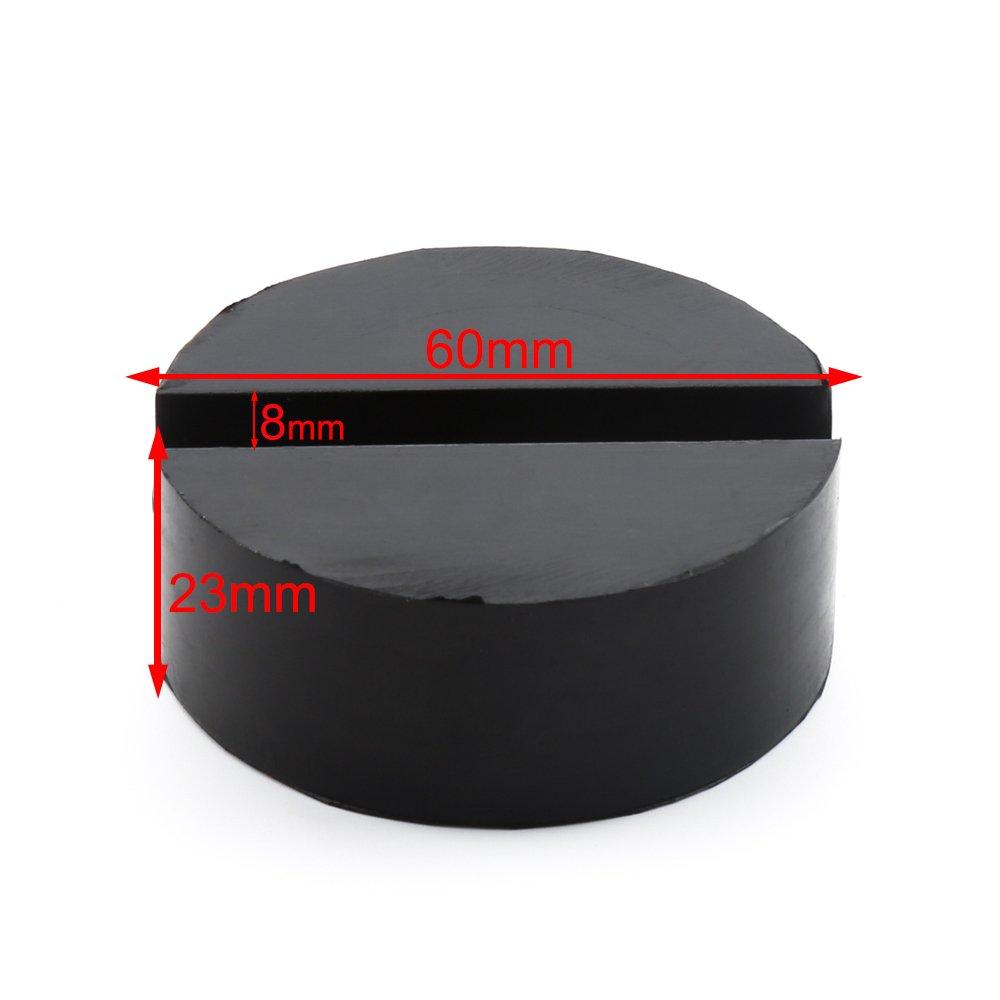Swagell Car Rubber Disc Pad Car Jack Rubber Mat Frame Protector Rail Floor Jack Guard Adapter Tool Jack Lifting Disc