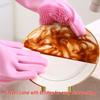 Silicone Dishwashing Gloves for Men and Women - Durable Kitchen, Housework, and Pet Cleaning Accessory