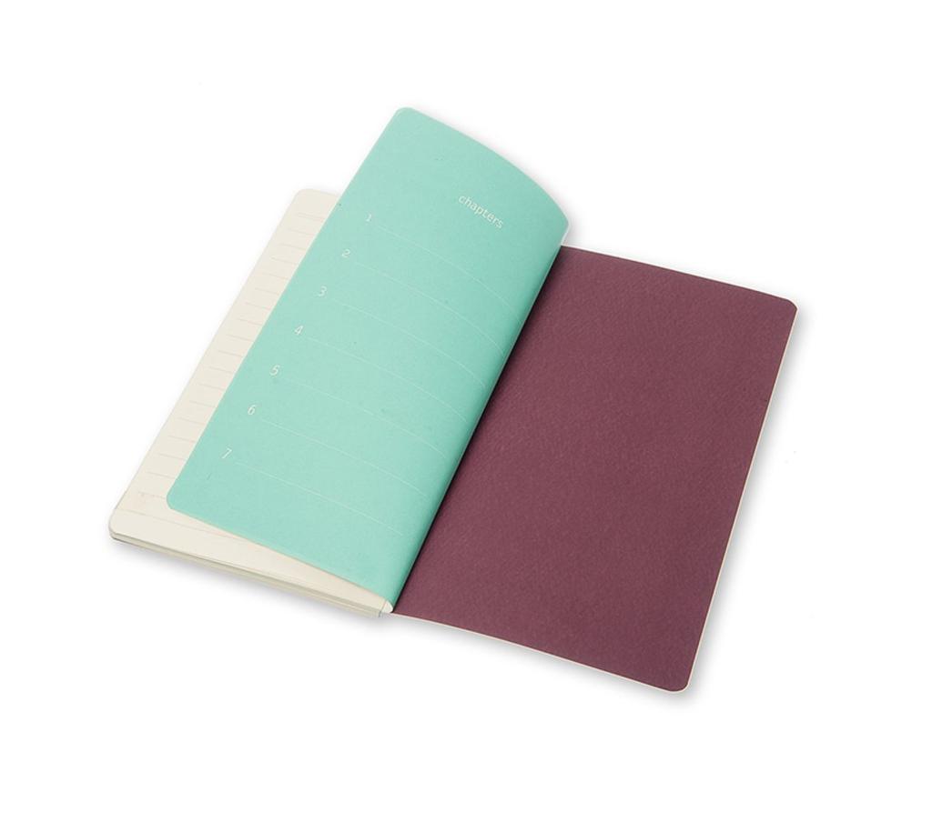 Moleskine Блокнот Главы Журнал Линованный Сливово-пурпурный Тонкий Карманный (Горизонтальные линии)