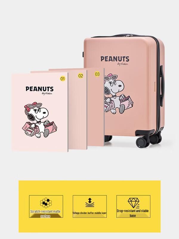OIWAS Коллаборация Snoopy Жесткий чемодан
