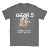 Japan Gear 5 Monkey Luffyy Anime T Shirts for Unisex Women Cotton Hipster TShirt One Piece Tees Short Sleeve Clothing Adult