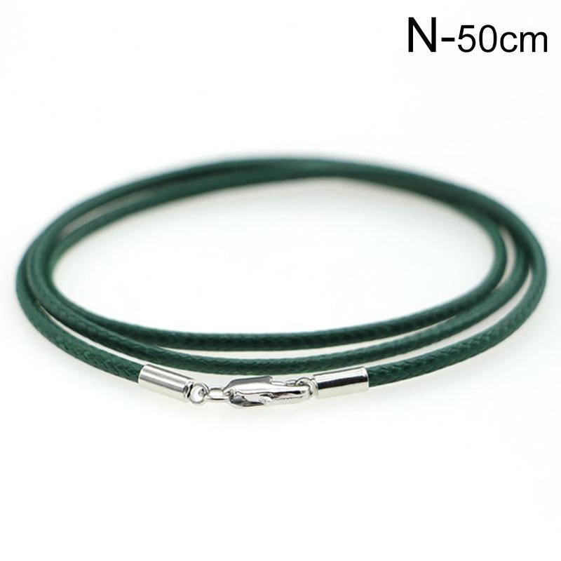 1PC Leather Cord String Rope Necklace Making Lobster Clasp Jewelry Finding DIY Accessories