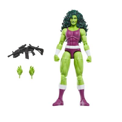 Hasbro MARVEL Marvel Comics Iron Man Comics Коллекционная фигурка в стиле ретро, блистерная упаковка F9029 Оригинальный продукт She-Hulk, 6 дюймов (15см) Фигура,