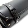 Motorcycle Tool Bag, Universal PU Leather Motorcycle Fork Bag Saddlebag with Adjustable Straps, Handlebar Bag Storage