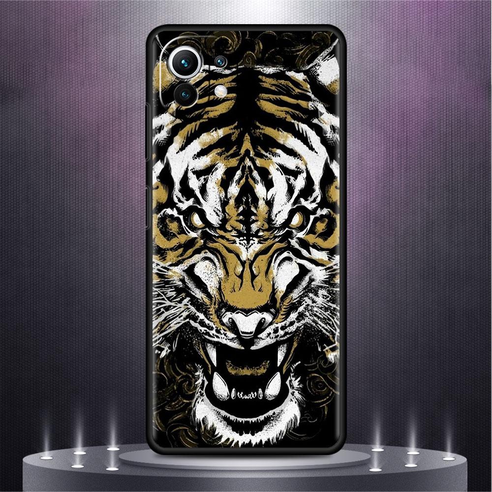 Чехол для Xiaomi Mi Poco X3 NFC M4 F3 C40 11 11T 10T Pro 12 9T 9 10 Lite Задняя Мягкая Крышка Телефона Лев Волк