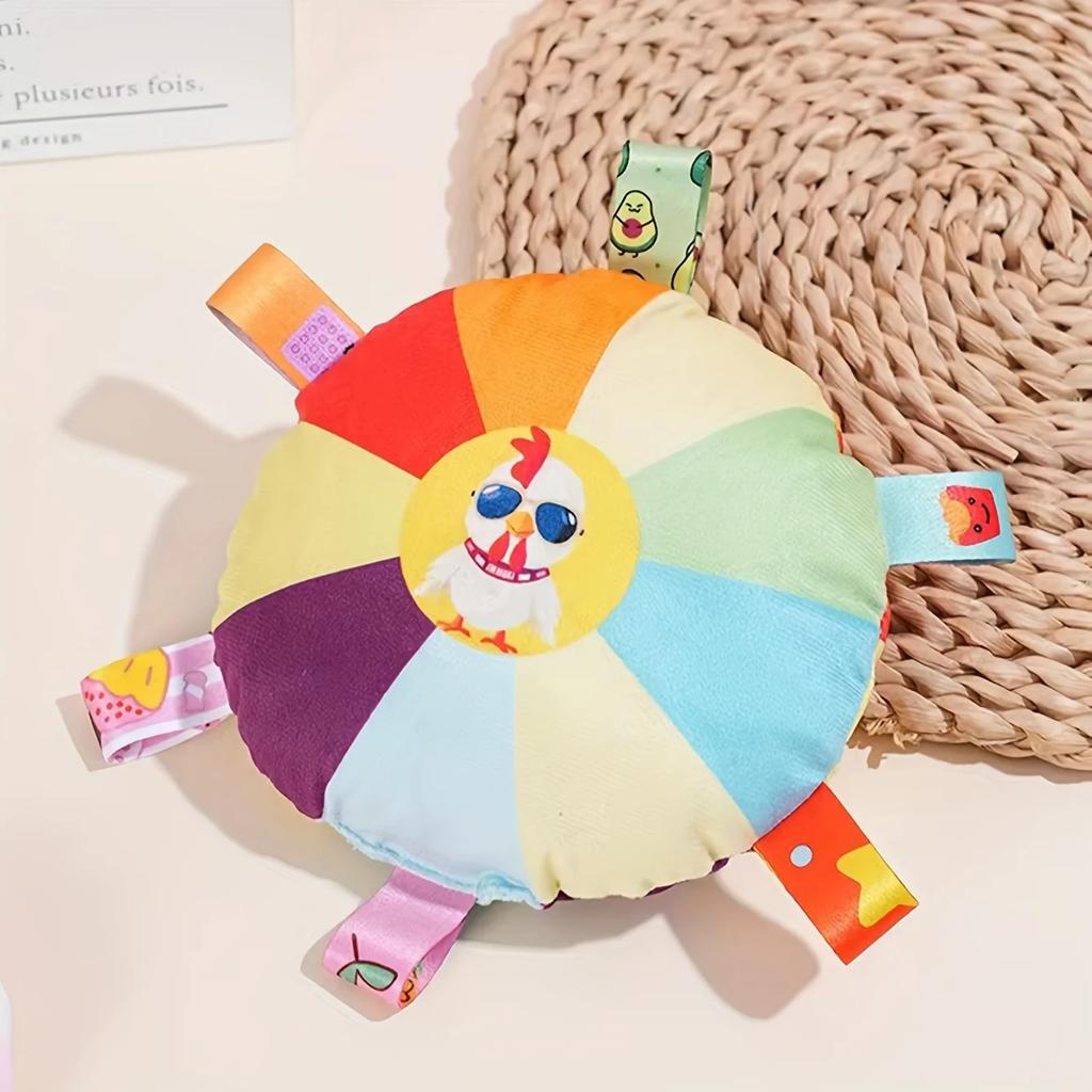 1 шт. Интерактивная плюшевая летающая дисковая игрушка для собак со звуком, прочная жевательная игрушка для всех пород собак, пищащая игрушка для собак для дрессировки и игры