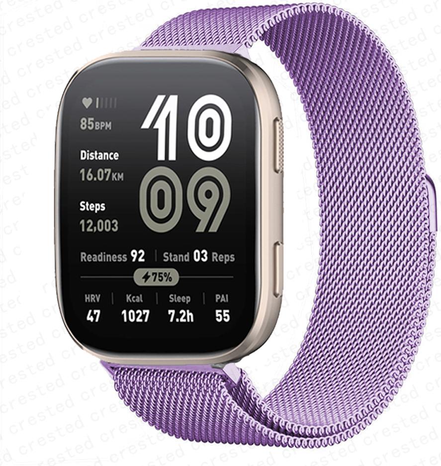 20 мм 22 мм ремешок для часов для Amazfit bip 6 5 Balance GTS 4 mini 2 2e 3 GTR 4 2 3 Pro миланская петля correa браслет huawei gt 5 Band