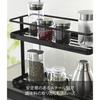 Yamazaki Kitchen Stand, Black, Approx. W28 x D12 x H21cm, Tower 6778