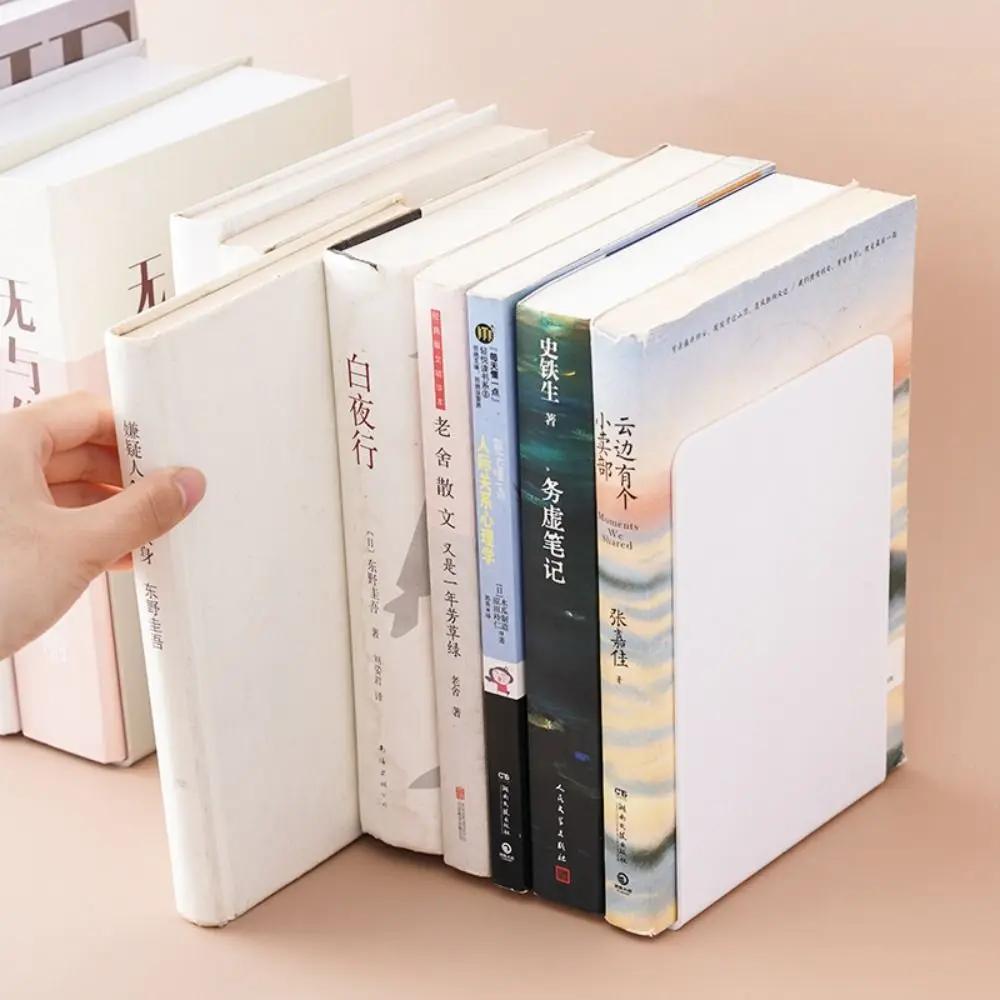 1 шт. Пластиковые L-образные подставки для книг на стол, прочные, для демонстрации, простые, школьные, офисные, настольный органайзер