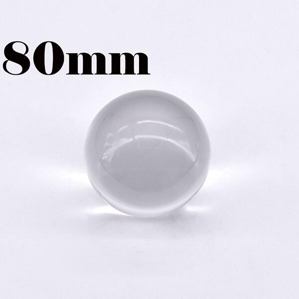 60/70/80/90/100mm Crystal Ultra Clear Acrylic Ball Manipulation Contact Juggling Magic Tricks