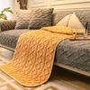 Thickened Warm Sofa Cushion Non-Slip Cover Cloth Towel Winter Short Plush Simple Modern Stroking Cats Cover Seat Cushion