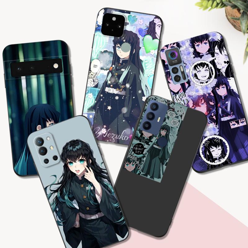 Черный чехол из ТПУ для ZTE Blade A3 A5 A7 2019 2020 A31 A51 A71 A7S V2020 L210 L8 smart vita 2022 v30 Tokitou Muichirou