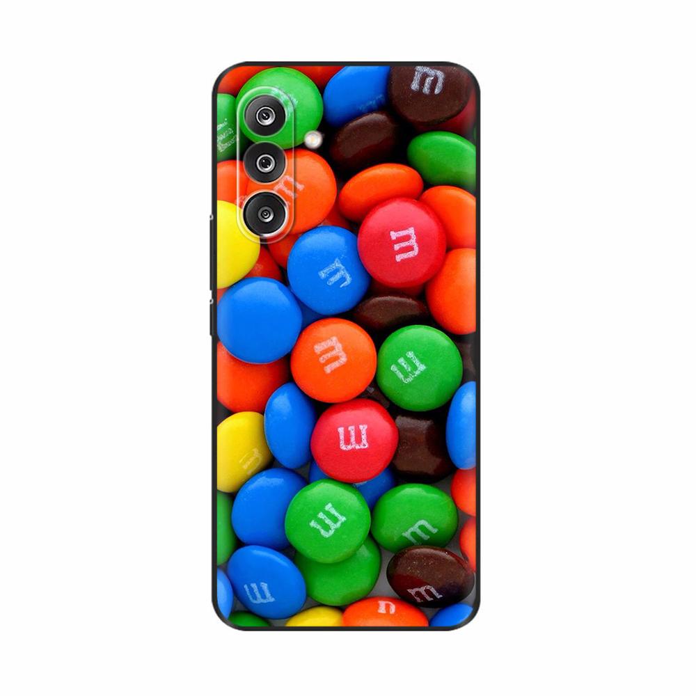 Чехол для Samsung M36 5G M366B Милые Цветы Кот Расписной Ударопрочный Силиконовый Задний Чехол Для Телефонов Samsung Galaxy M36 M35 M34