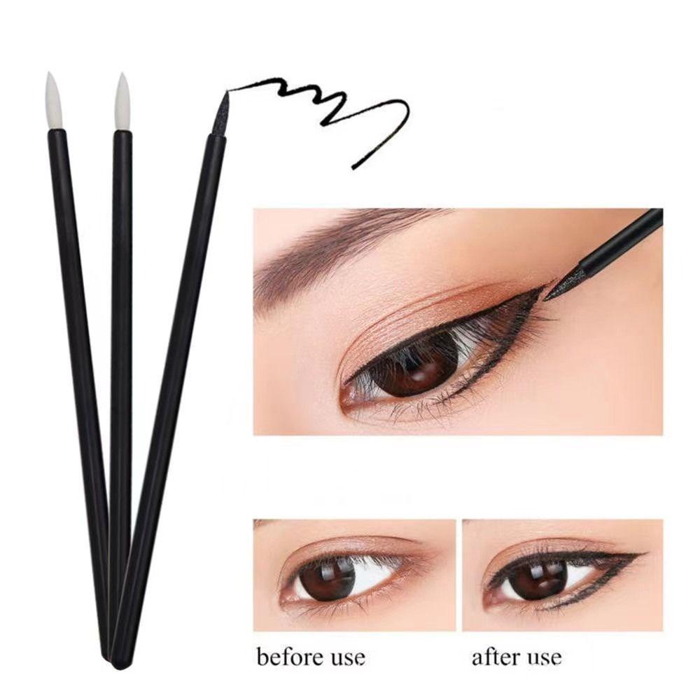 50/100Pcs Super Fine Lip Liner Contour Brush Micro Disposable Eyeliner Brush Makeup Brushes   Women