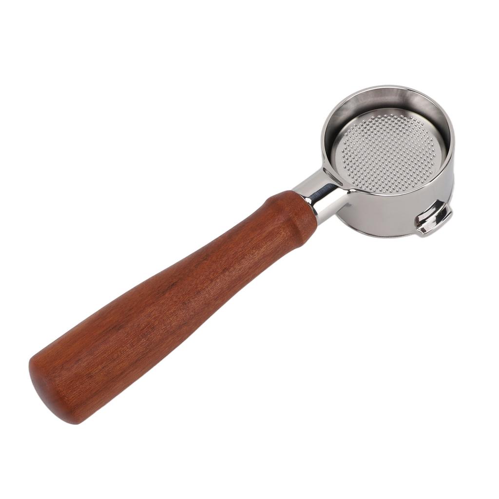 51 мм 2 ушка кофе бездонный портафильтр 304 нержавеющая сталь бездонный портафильтр с деревом