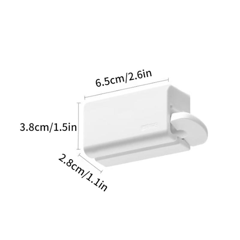 Выжималка зубной пасты Привлекательность Ручной выжимной зубной пасты Зажим для зубной пасты Аксессуары для ванной комнаты Настенный Экономия труда