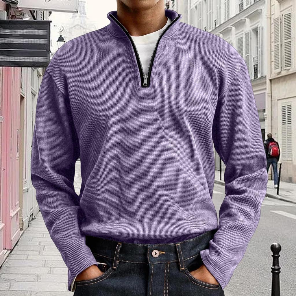 Мужской повседневный пуловер, легкий свитшот с горловиной, рубашки с длинным рукавом